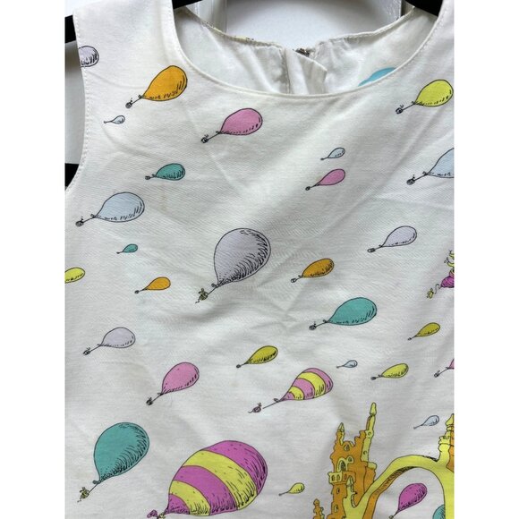 Dr. Seuss Oh The Places You'll Go Dress Girl's 4T Sleeveless Cotton Colorful - Picture 11 of 11